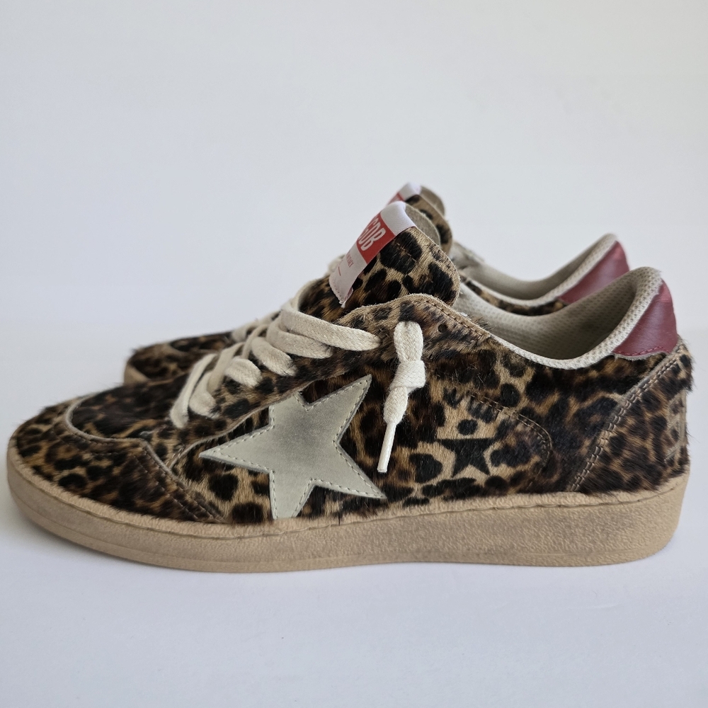 Womens Golden Goose Ball Star Leopard Shoes Size 38 - Picture 5 of 11